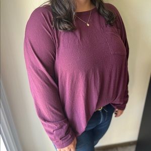 Maroon Old Navy XXL Tee